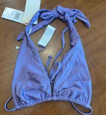 Good American Lilac Triangle Halter Swim Top Size 1 /  S