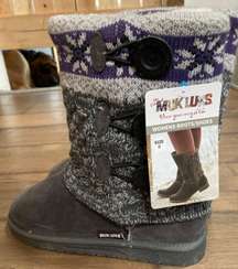 Muk Luks Sweater Boots