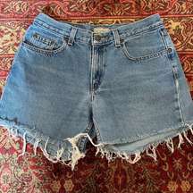 Vintage Cut Off High Waisted Jean Shorts