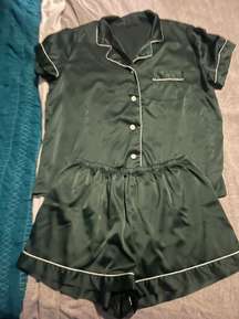 Dark Green Pajama Set