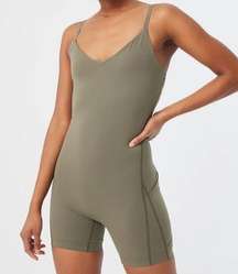 Outdoor Voices Green SuperForm 5” Bodysuit