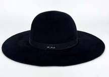 Maison Scotch Scotch & Soda Wide Brim Wool Hat Black OS