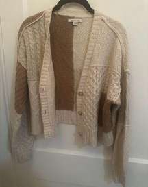 Lightweight  patchwork cardigan