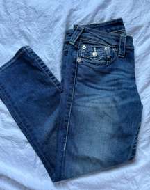 Blue Capris Jeans