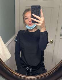 Med Couture Black Scrub Set