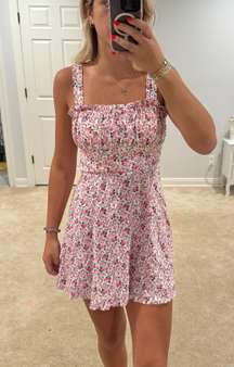 floral mini dress