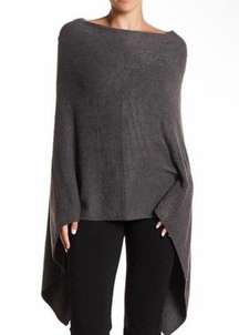 Barefoot Dreams Bamboo Chic Lite Ruana Wrap Sweater Poncho One Size