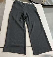 J. Jill Pure Jill Black Pull On Casual Culottes Wide Leg Pants Size Small Petite