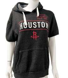 Houston Rockets Sportiqe NBA Basketball Short Grey Sleeve Hoodie Merch M