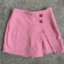 Zara Pink Tweed Skort