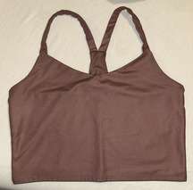Abercrombie and ditch mauve workout top - medium