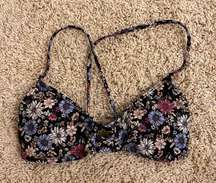 floral bikini top 