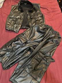 Leather Two Piece