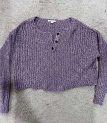 Outfitters Purple Sweater Top