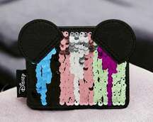 Loungefly Disney Minnie Mouse Sequin Cardholder NWT