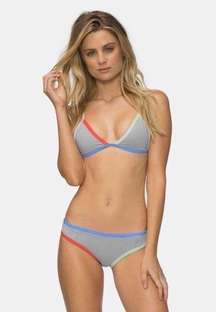 Tavik Swim Jett Jayden Color Block Sand Bikini Set Small New