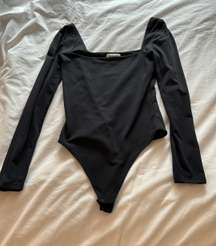 Long sleeve Black Bodysuit