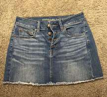 Outfitters Mini Jean Skirt