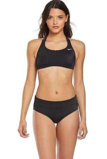 New. Nike black full cut bikini bottoms.