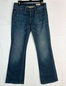 Vintage  Bootcut Jeans Dark Wash 7.5” Rise Size 28