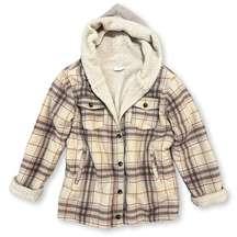 M  Cozy Warm Pink Plaid Shacket / Jacket