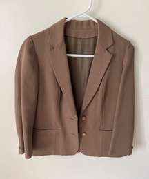 Brown Tan Blazer 