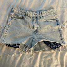 Lightwash  jean shorts