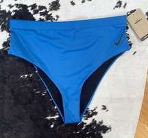 Nike Women’s Blue Cheeky Fit Swim Bottoms Size Large New NWT