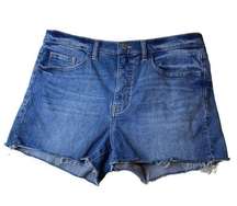 Banana Republic Medium Wash Skinny Cut Off  Denim Jean Shorts Waist 29"