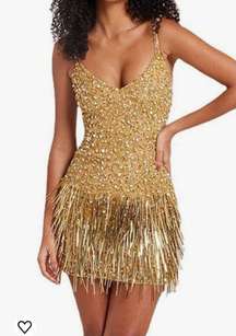 Gold Sparkly Fun Dress