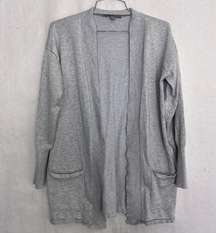 5/$25 Cyrus open front grey cardigan small