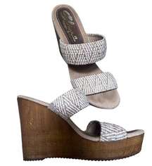 Sbicca Tristin Wedge Sandals Size 39