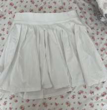 white flowy tennis skirt 