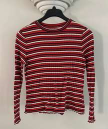 long sleeve striped shirt