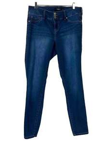 Torrid Women’s Jegging Jeans Skinny Mid Rise Ankle Crop Dark Wash Size 16T Tall