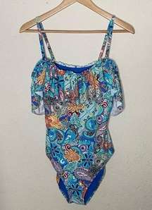 Bleu Rod Beattie blue one piece swimsuit ( 12 )‎