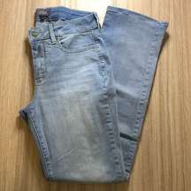 NYDJ Marilyn Straight Light Wash Denim Jeans Size 6