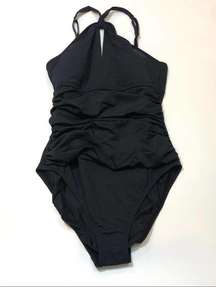 Bleu Rod Beattie BLACK Twisted One-Piece Swimsuit