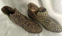 Blowfish Vegan Ankle Boots. Women’s size 6.5 Leopard pattern. Pre loved