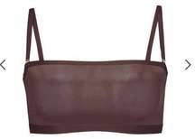 SKIMS Sheer Sculpting Bandeau Cocoa