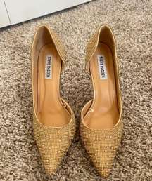 Gold Sparkle Heels