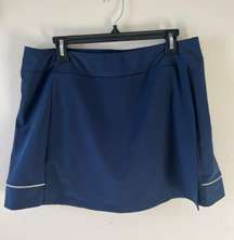 Navy Blue Golf Skirt Size Large