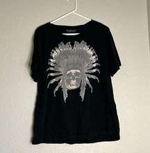 Denim & Supply Ralph Lauren S T-shirt skeleton Indian Chief