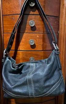 Coach Purse Black Leather