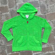 Y2k Green Knitted Cardigan/Hoodie 