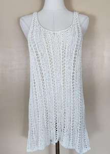 Ivory Crochet Coverup, Women's M