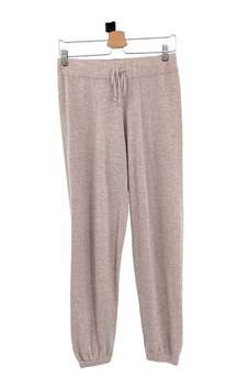 Raffi Essential Cashmere Joggers Pants Light Mauve Pink Size Small