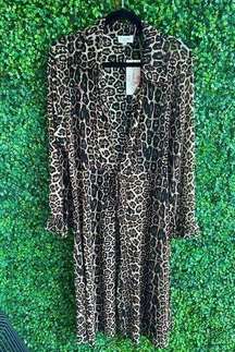 NWT Siren Lily Animal Print Semi Sheer Kimono/Duster/Sexy Robe - Versatile!