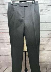 Kasper 6P polyester lined gray/black dress pants (#1867)