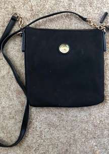 Black Nylon Crossbody Purse